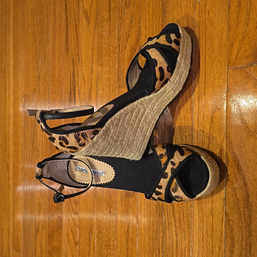 Leopard wedges - Picture 2 of 5